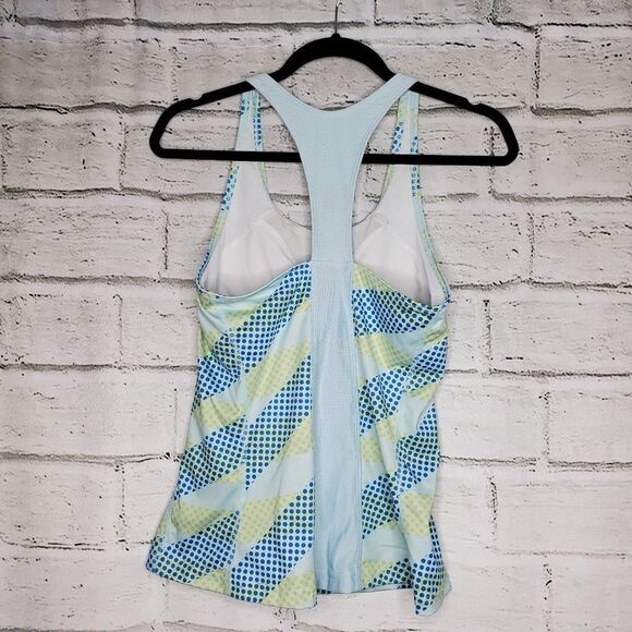 Nike Dri-Fit Dot Print Racerback Athletic Top M - Picture 2 of 5